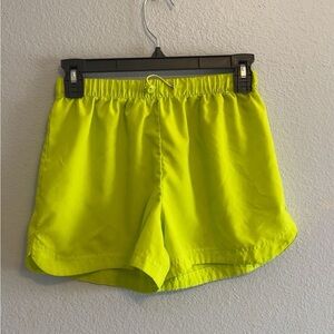 Neon Yellow Women's Shorts